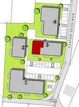 Lage Haus 3 - Wohnung 3.1 und Wohnung 3.4 (78,63 m²)