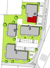 Lage Haus 4 - Wohnung 4.3 und Wohnung 4.6 (80,16 m²)