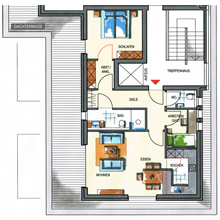 Grundriss Haus 4 - Penthouse-Wohnung 4.8 (86,89 m²)