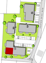 Lage Haus 1 - Wohnung 1.2 und Wohnung 1.6 (89,85 m²)