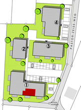 Lage Haus 1 - Wohnung 1.3 und Wohnung 1.7 (54,89 m²)