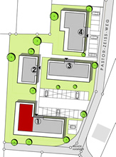 Lage Haus 1 - Penthouse-Wohnung 1.9 (131,43 m²)