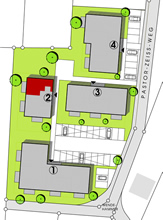 Lage Haus 2 - Wohnung 2.1 und Wohnung 2.3 (59,76 m²)