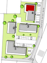 Lage Haus 4 - Penthouse-Wohnung 4.7 (87,03 m²)