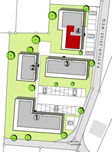 Lage Haus 4 - Penthouse-Wohnung 4.8 (86,89 m²)