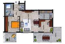 Haus 1 - 77,35 qm